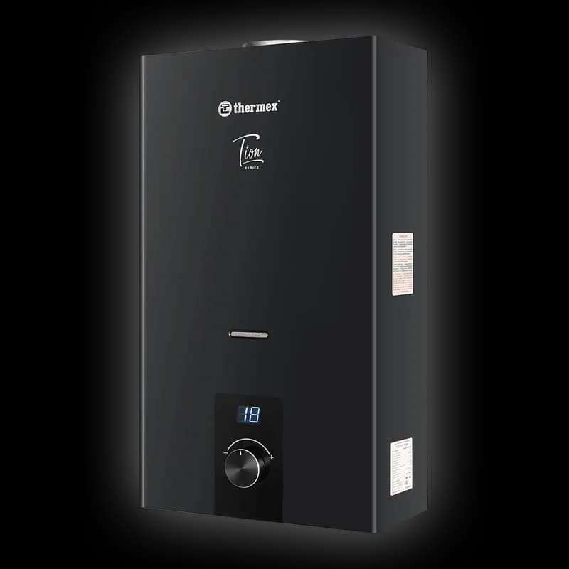 Газовый проточный водонагреватель THERMEX TION T 20 D (Black) — фото 2