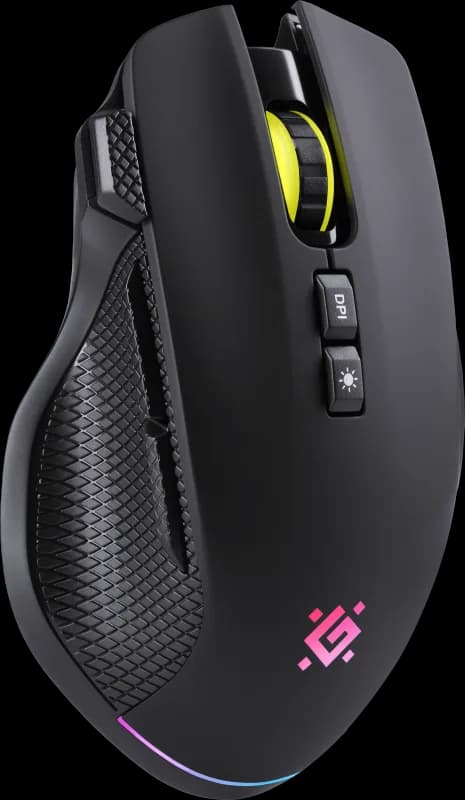 Мышь беспроводная DEFENDER Immortal GM-421, черный, 8D, 10000dpi, 3в1, 400mAh, RGB, USB [52421] — фото 5