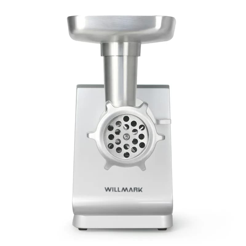 Электромясорубка WILLMARK WMG-3080S (3000Вт,3.2кг/мин,мет.шест.редукт,мет.корпус,ков.нож,рев,2г.гар) — фото 2