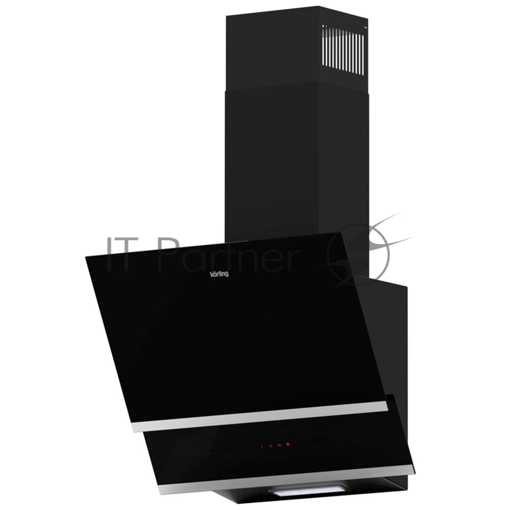 KORTING Korting Вытяжка наклонная Korting KHC 65070 GN / 60см, электронное сенсорное управление Touch