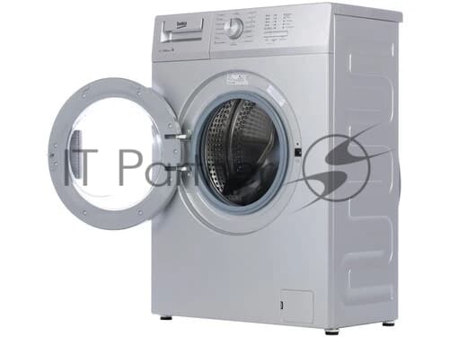Beko Стиральная машина Beko WRS 55P1 BSS серебристый, загрузка фронтальная 5 кг, 1000 об/мин