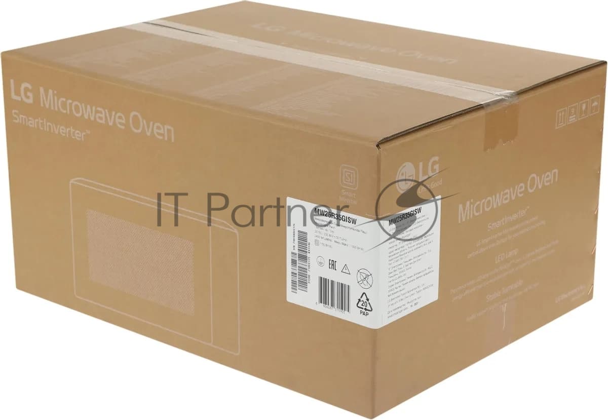 LG LG Микроволновая печь LG MW25R35GISW белый/черный, 25 л