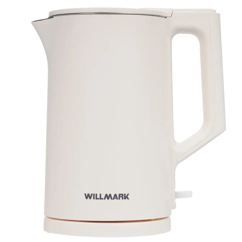 Чайник эл. WILLMARK WEK-1828PS (1.8л,двустен. корпус,STRIX контроллер, 2000Вт) (Белый)
