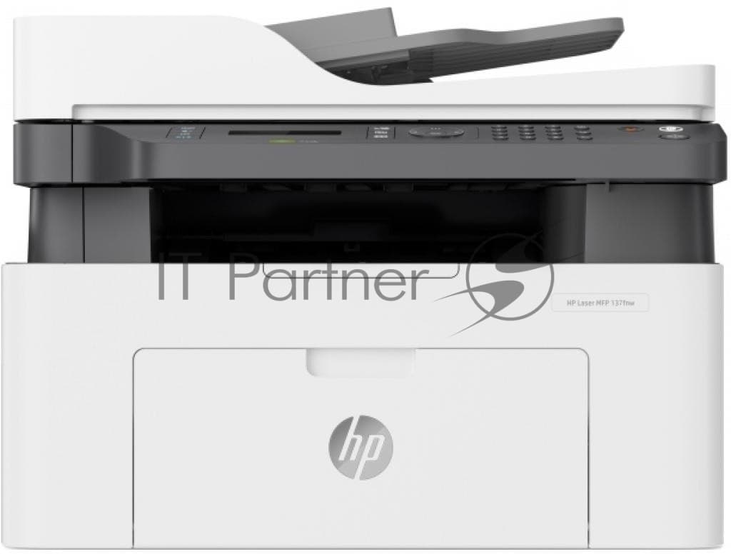 HEWLETT-PACKARD Hewlett-Packard МФУ лазерное HP Laser MFP 137fnw (4ZB84A), A4