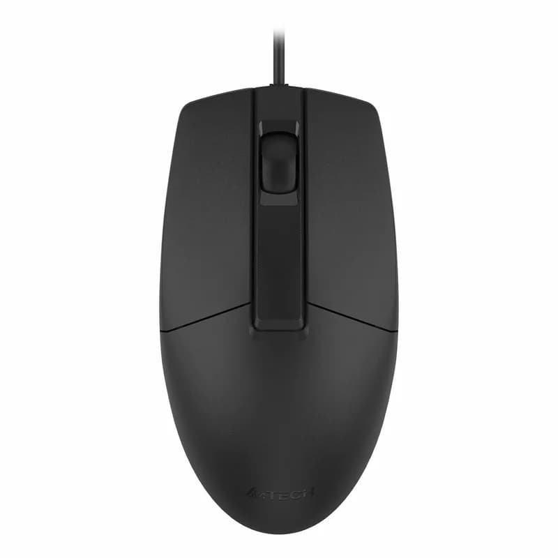 Мышь A4Tech OP-330, черная, USB