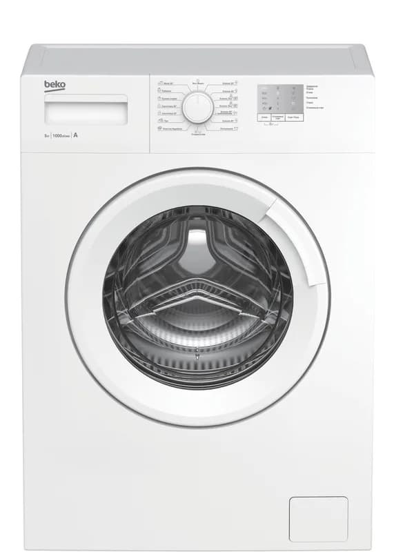 Стиральная машина Beko WRS 5511 BWW белая,5кг,1000об
