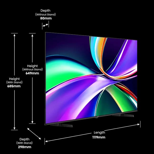 Телевизор 50" HISENSE 50 E7 Q Qled,Smart,UHD,4K — фото 2