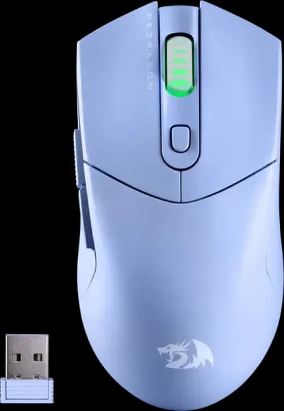 Мышь беспроводная Redragon St4r Pro синяя, 6кн, BT+2.4G, 26000dpi, легк, USB [72267]