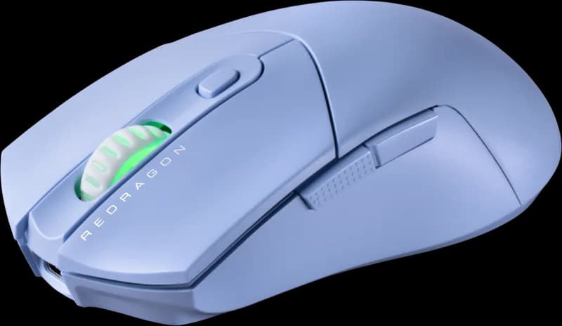 Мышь беспроводная Redragon St4r Pro синяя, 6кн, BT+2.4G, 26000dpi, легк, USB [72267] — фото 3