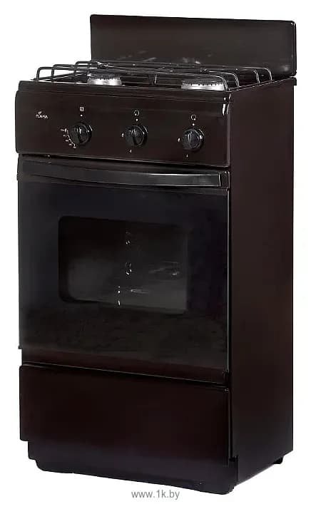 Газовая плита Flama ПГ2 1267 тип СG мод.3202 коричневый/черный