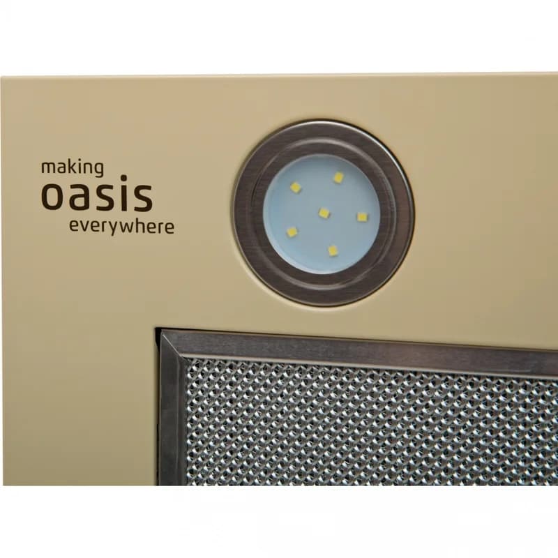Вытяжка полновстраиваемая OASIS UM-52I бежевый, 1000 м³/ч — фото 3