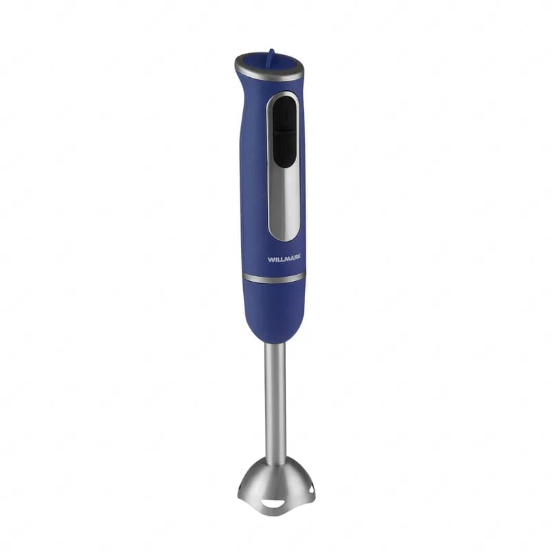 Блендер погружной WILLMARK WHB-1470BS (700Вт.,регул.скор,турбо,Soft touch,измельч,стакан,венч,синий) — фото 2