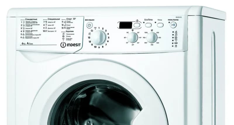 Стиральная машина Indesit IWUD 4105 (CSI) дисплей — фото 2