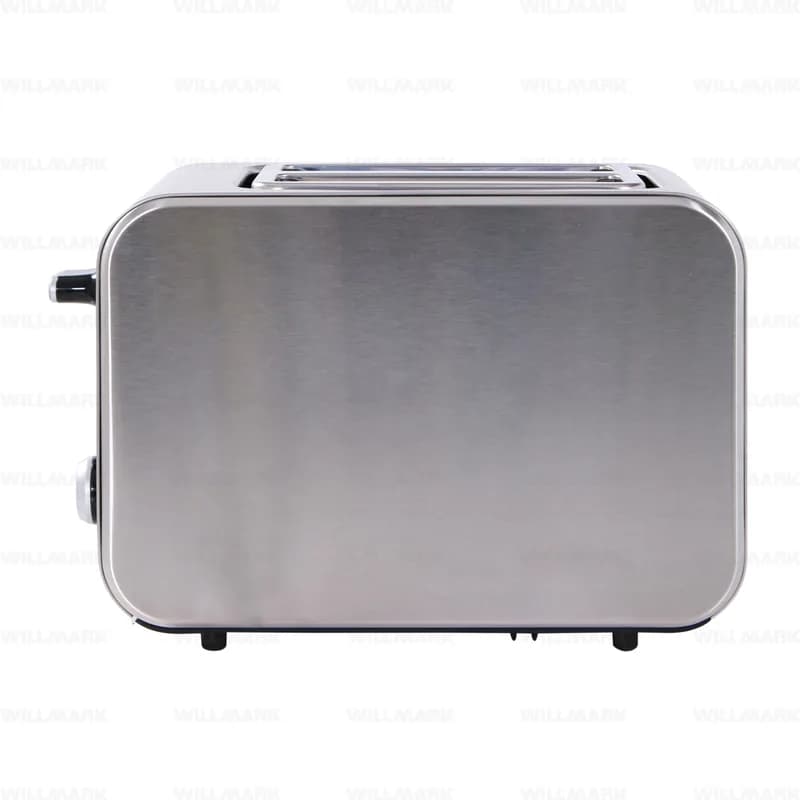 Тостер WILLMARK WTS-9817S (850 Вт.,7 степ.обжар.,2 отд,поддон для крошек, разморозка, центр. тостов) (Нержавеющая сталь) — фото 5