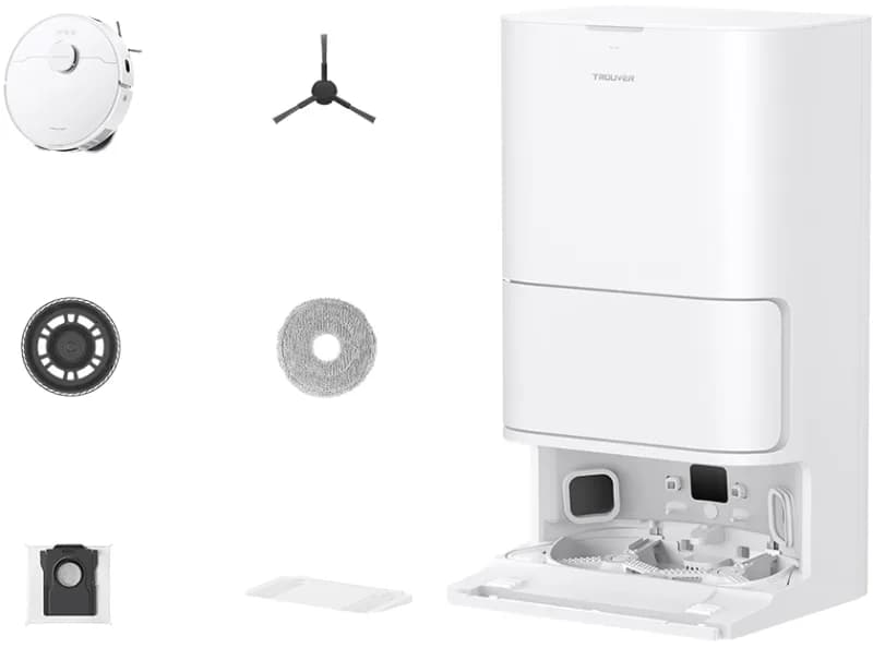 Робот-пылесос Dreame Trouver E30 Ultra White со станцией самоочистки — фото 3