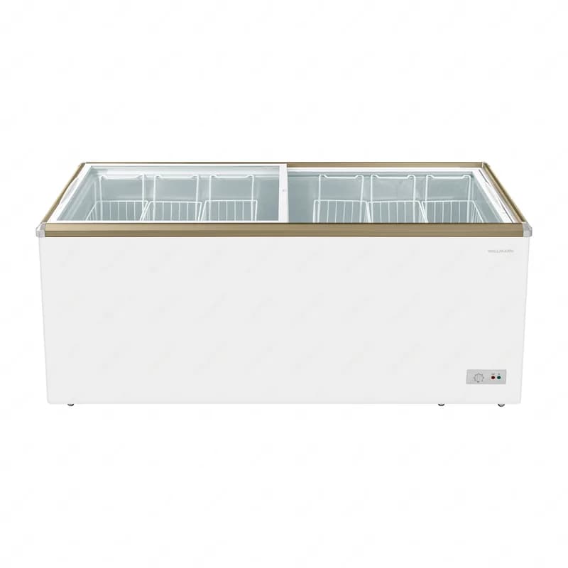 Морозильный ларь WILLMARK FSL-580X-4 (550л.,до -24С, стекл. дверь, 6 корз.,замок, белый, гар.3 года) — фото 2