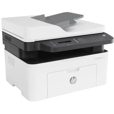 МФУ лазерный HP Laser 137fnw черно-белая печать, A4, цвет белый — фото 3