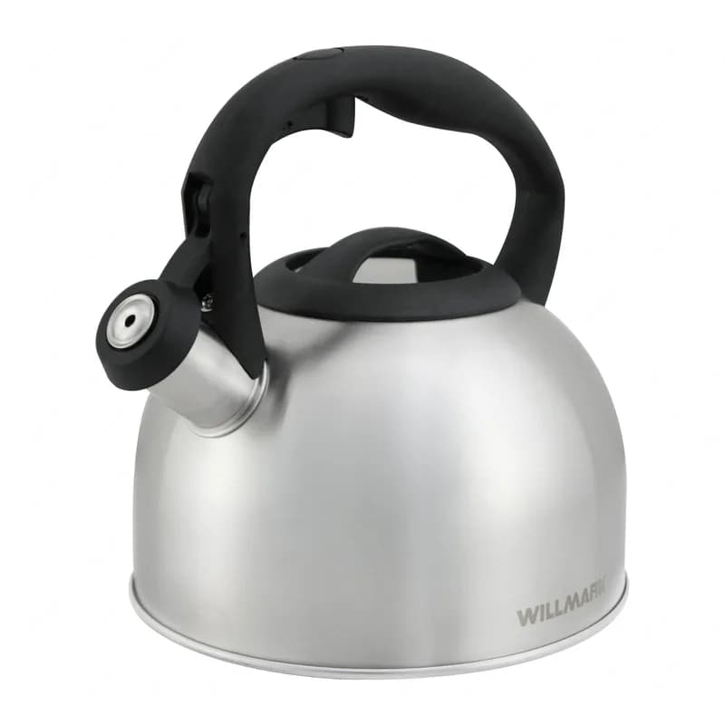 Чайник WILLMARK WTK-3229SS (2,5л, со свистком,, нейлоновая ручка, техн. Easy spout open (Синий) — фото 3
