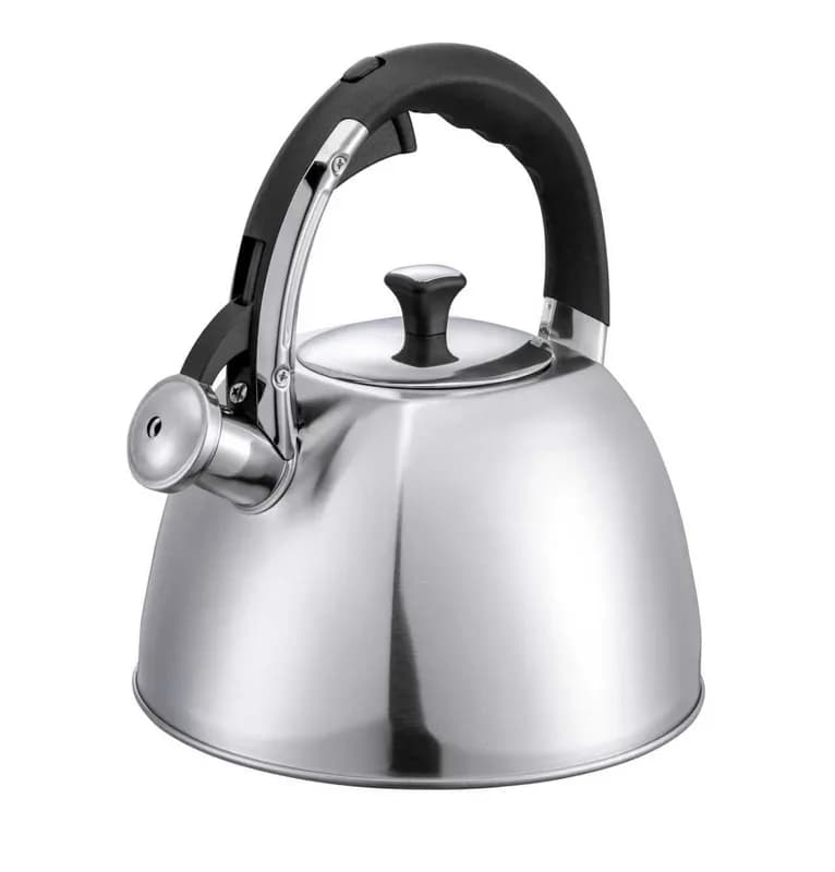 Чайник WILLMARK WTK-3619SS (3,0л, со свистком, с крышкой, бакелитовая ручка) (Матовый)