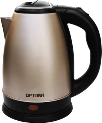 Чайник эл. OPTIMA EK-1808SS (1.8л, поворот на 360 градусов, Бежевый