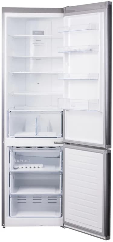Холодильник Weissgauff CBN2WC2M2 серебристый NF,203x60x66(см) — фото 2