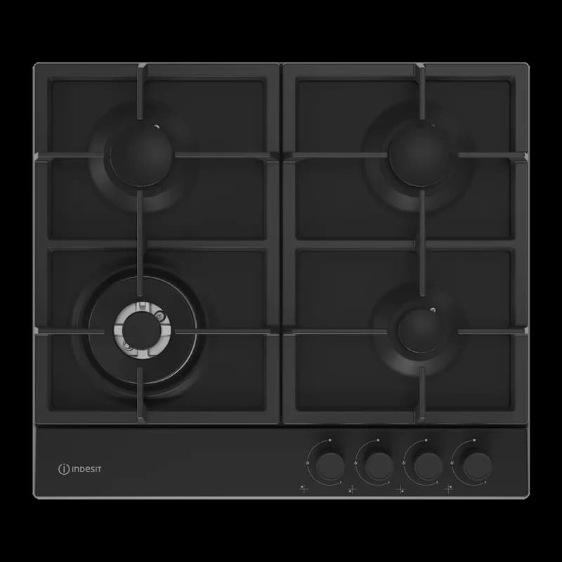 Варочная панель газовая Indesit THPM 642 WS/BL/I черный