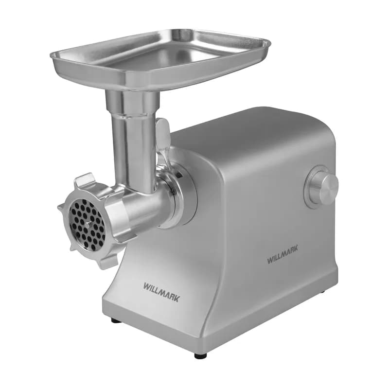 Электромясорубка WILLMARK WMG-2095S (2200Вт, 3,2 кг/мин, реверс, защита двиг.,3 реш)