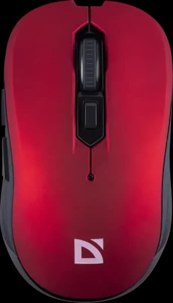 Мышь беспроводная DEFENDER Gassa MM-105 красный, USB [52103]