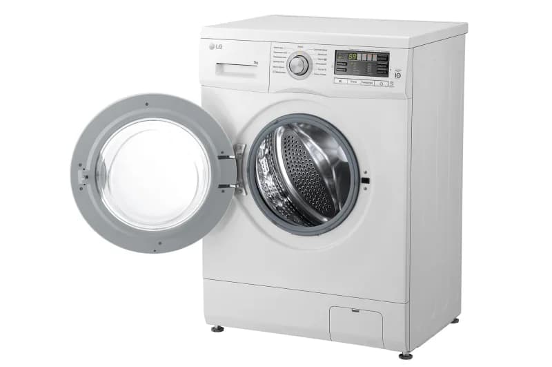 Стиральная машина LG F10B8LD7 белая,5кг,1000об,серебристый люк, — фото 5