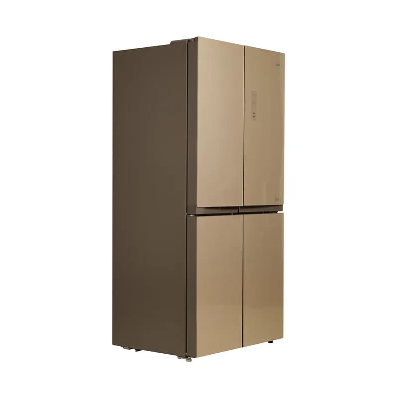 Холодильник Centek CT-1756 Beige Glass Total NF <456л (153л/303л)> 65,5х83,3х177,5см, Стекло, 4 дв — фото 4