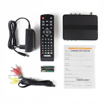 Приставка цифровая DVB-T2 CADENA CDT-2291SB — фото 4