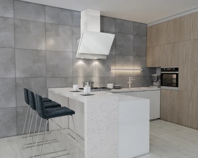 Вытяжка каминная Elikor Рубин S4 90П-700-Э4Д, перламутр — фото 2