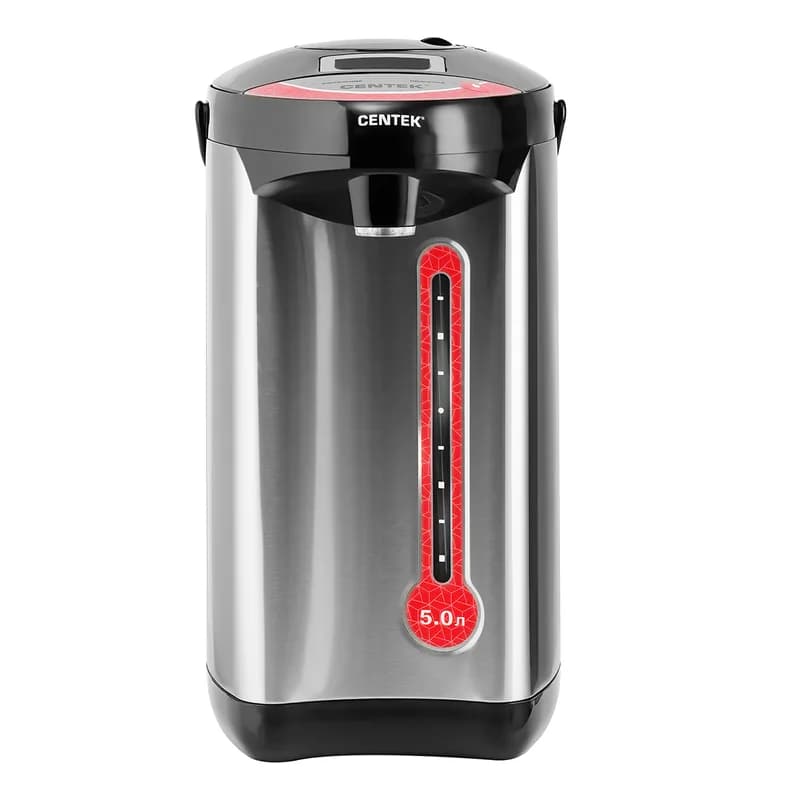Термопот Centek CT-0082 White 5л, 850Вт, 3 способа подачи воды, корпус из нержавеющей стали — фото 3