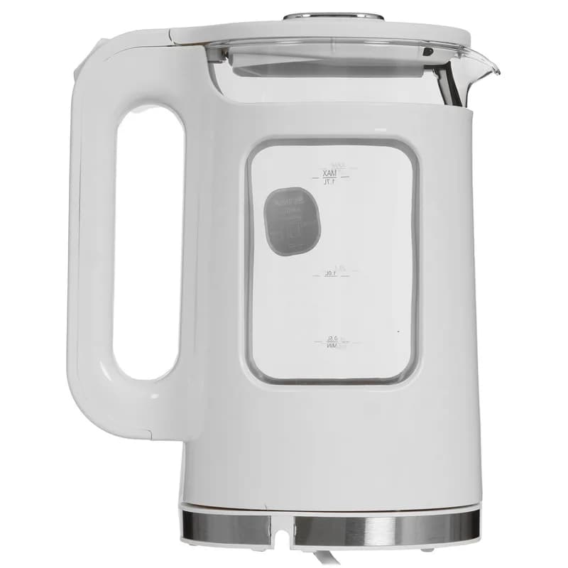 Чайник эл. WILLMARK WEK-1725W (1.7л, пов. на 360град., LED-подсв.,двустенный корпус,2200Вт,белый) — фото 2