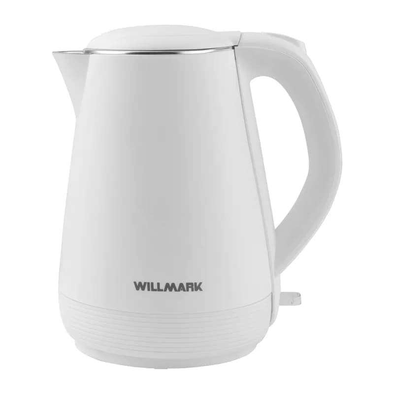 Чайник эл. WILLMARK WEK-1839PS (1.8л, двойные стенки, эффект термоса, защита от перегрева, 2000Вт) (Белый)