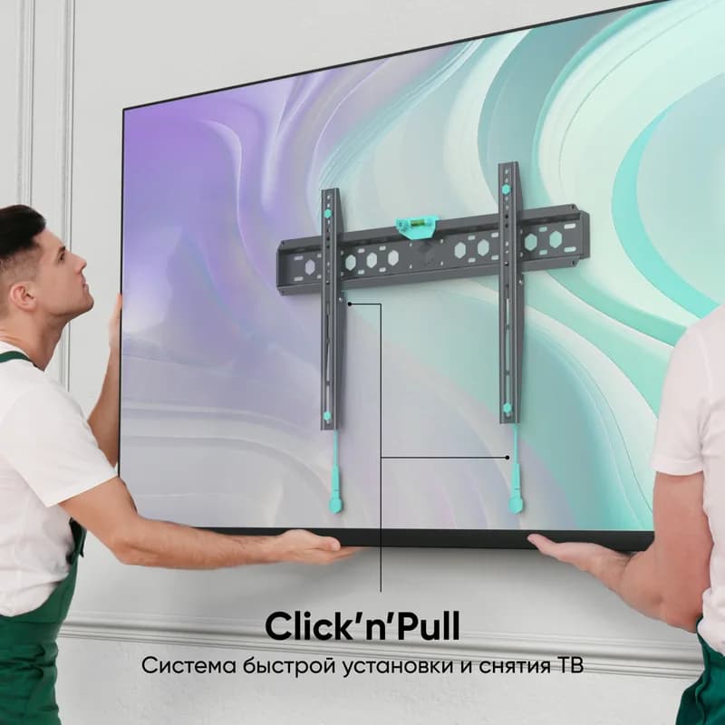 Кронштейн ONKRON FM6, для LCD телевизора 40"-65", черный — фото 4