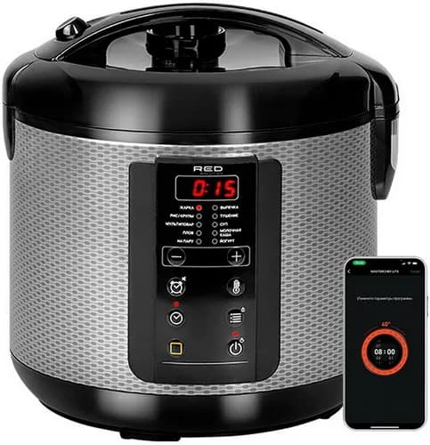 Умная мультиварка Red Solution SkyCooker RMC-M225S, 860Вт, черный/серый
