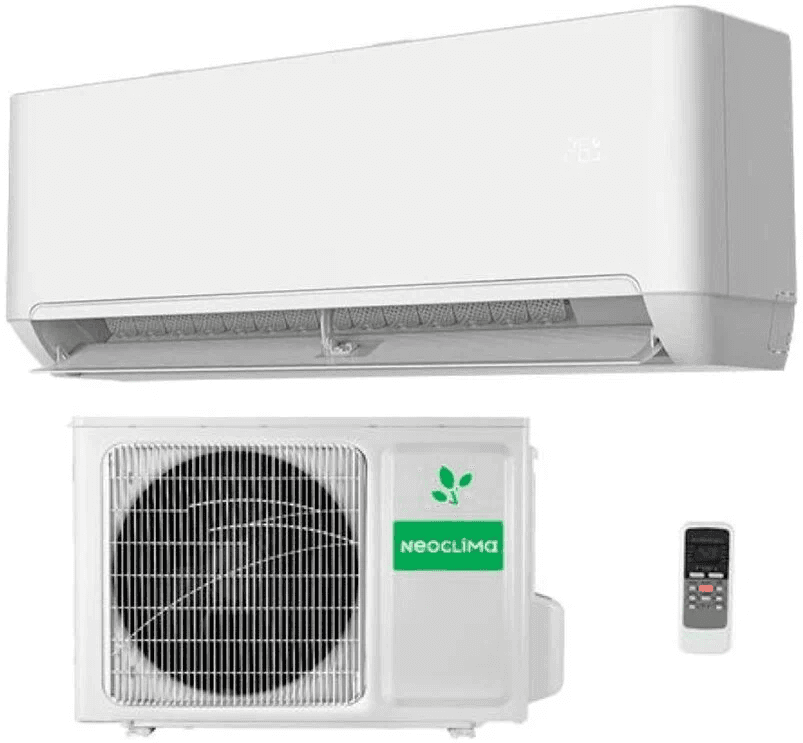 NEOCLIMA Neoclima Cплит-система настенного типа Neoclima Pro-Health NS/NU-HAP09T32 9000 BTU, 25 м²