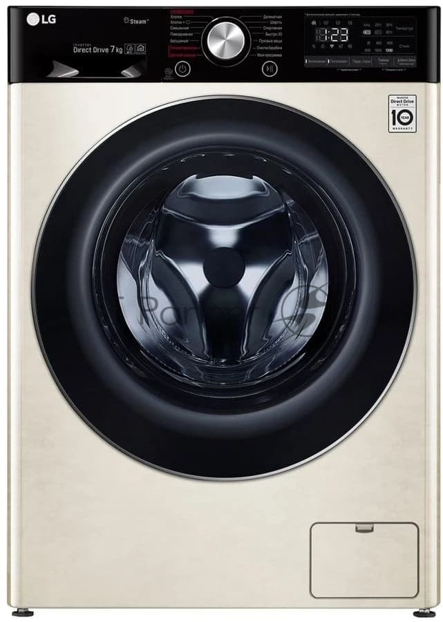 LG Стиральная машина LG F2V5HS9B бежевый, загрузка фронтальная 7 кг, 1200 об/мин