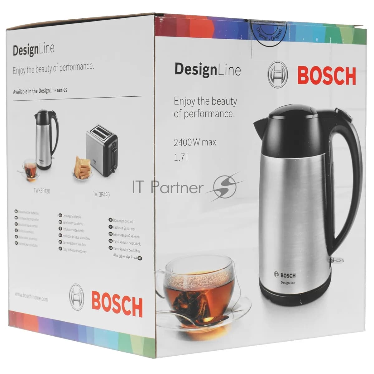BOSCH Bosch Электрочайник Bosch TWK3P420 черный, 1