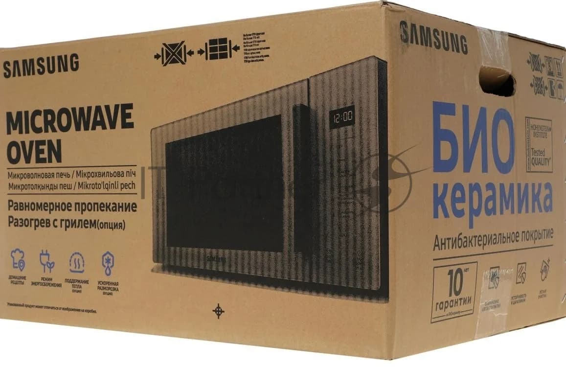 SAMSUNG Samsung Микроволновая печь Samsung MS23T5018AK/BW черный, 23 л
