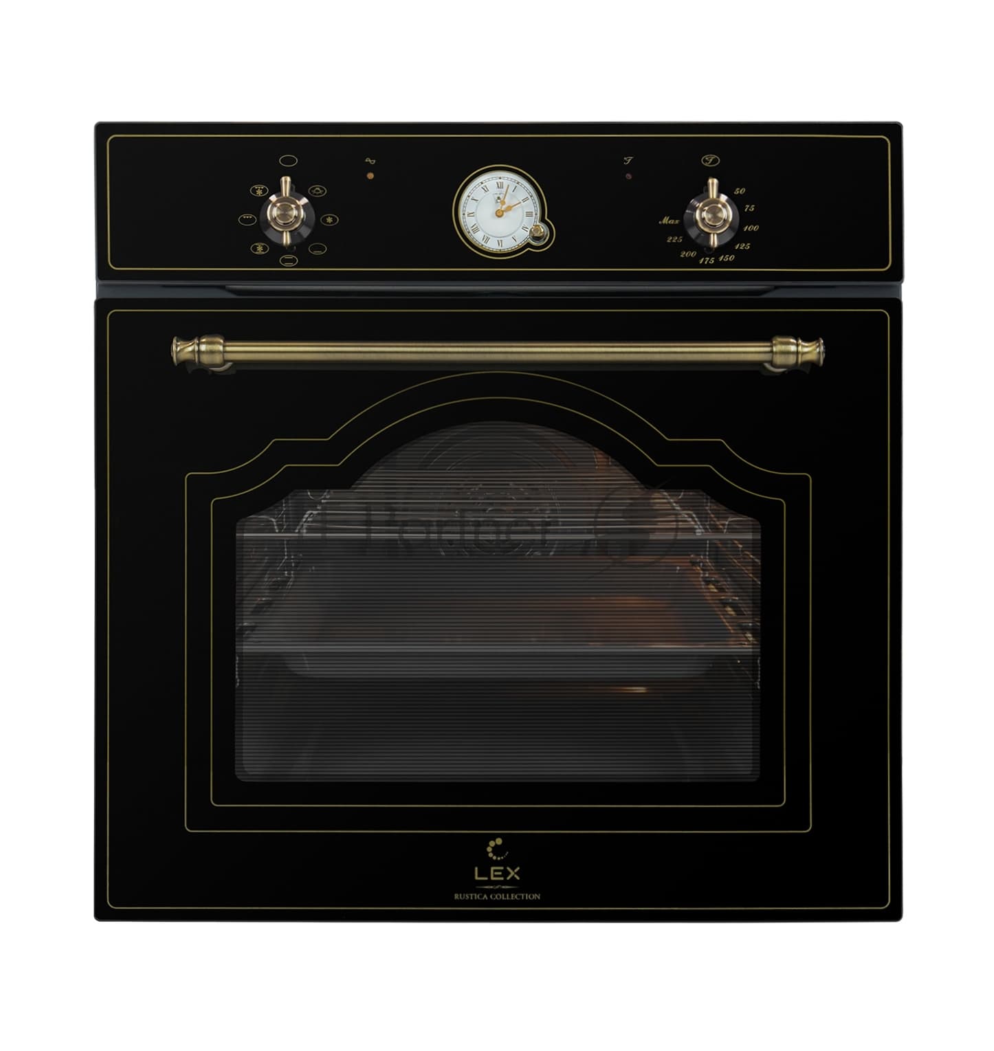 LEX Духовой шкаф Электрический LEX EDM 6070С BL черный, встраиваемый