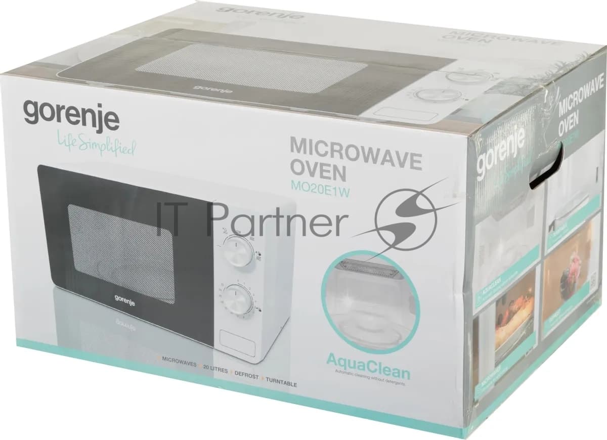 GORENJE Gorenje Микроволновая печь Gorenje MO20E1W белый, 20 л