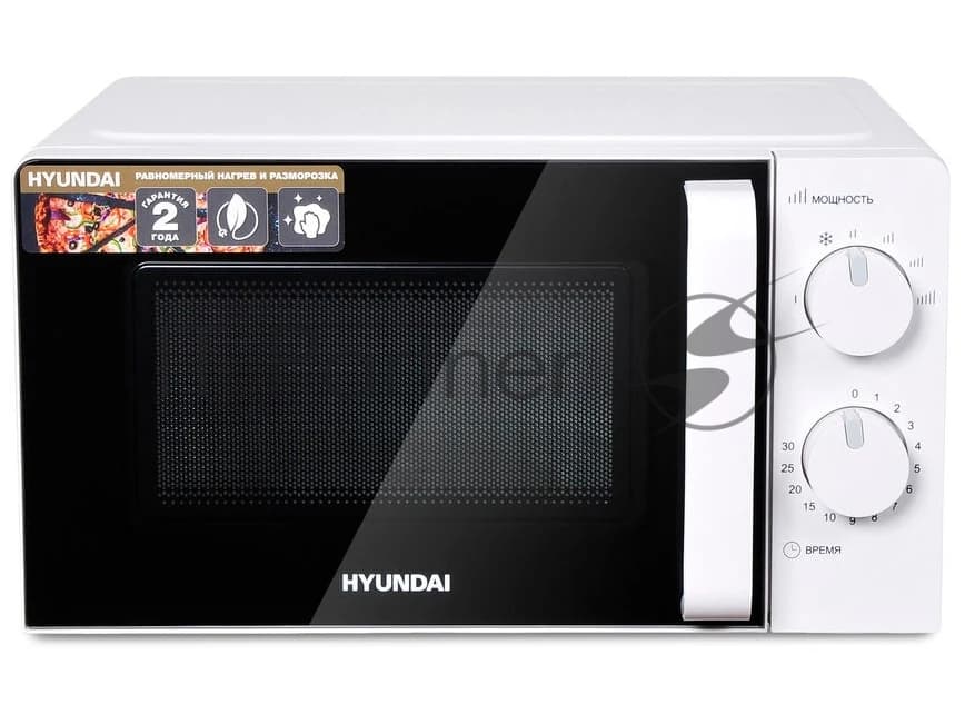 HYUNDAI Hyundai Микроволновая печь Hyundai HYM-M2038 белый, 20 л