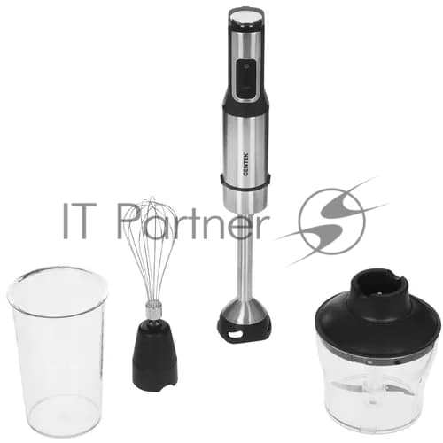 CENTEK Блендер погружной Centek CT-1330 черный, 1500 Вт, плавная регулировка, турбо