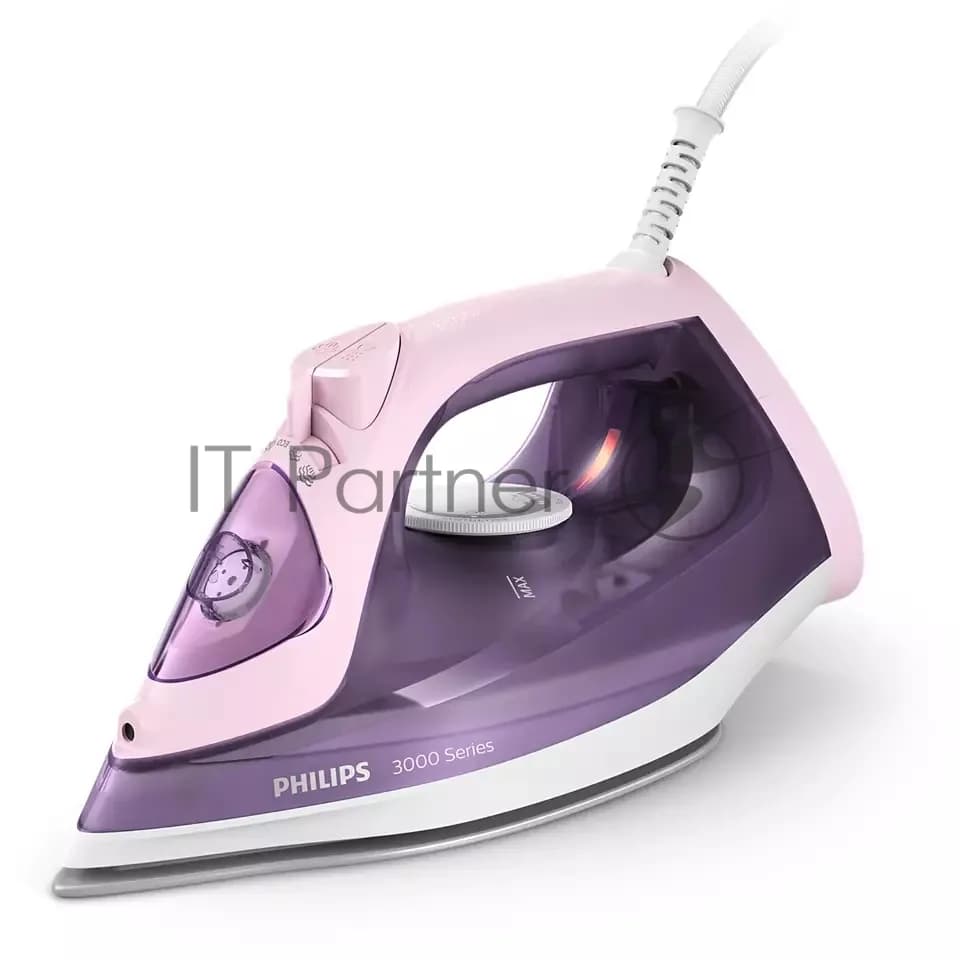 Philips Утюг Philips DST3020/30 фиолетовый, 2200 Вт, 35 г/мин, 160 г/мин, 300 мл
