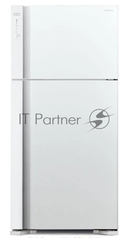 Hitachi Холодильник Hitachi R-V660PUC7-1 TWH белый текстур. двухкамерный инвертер 405/145л морозилка сверху