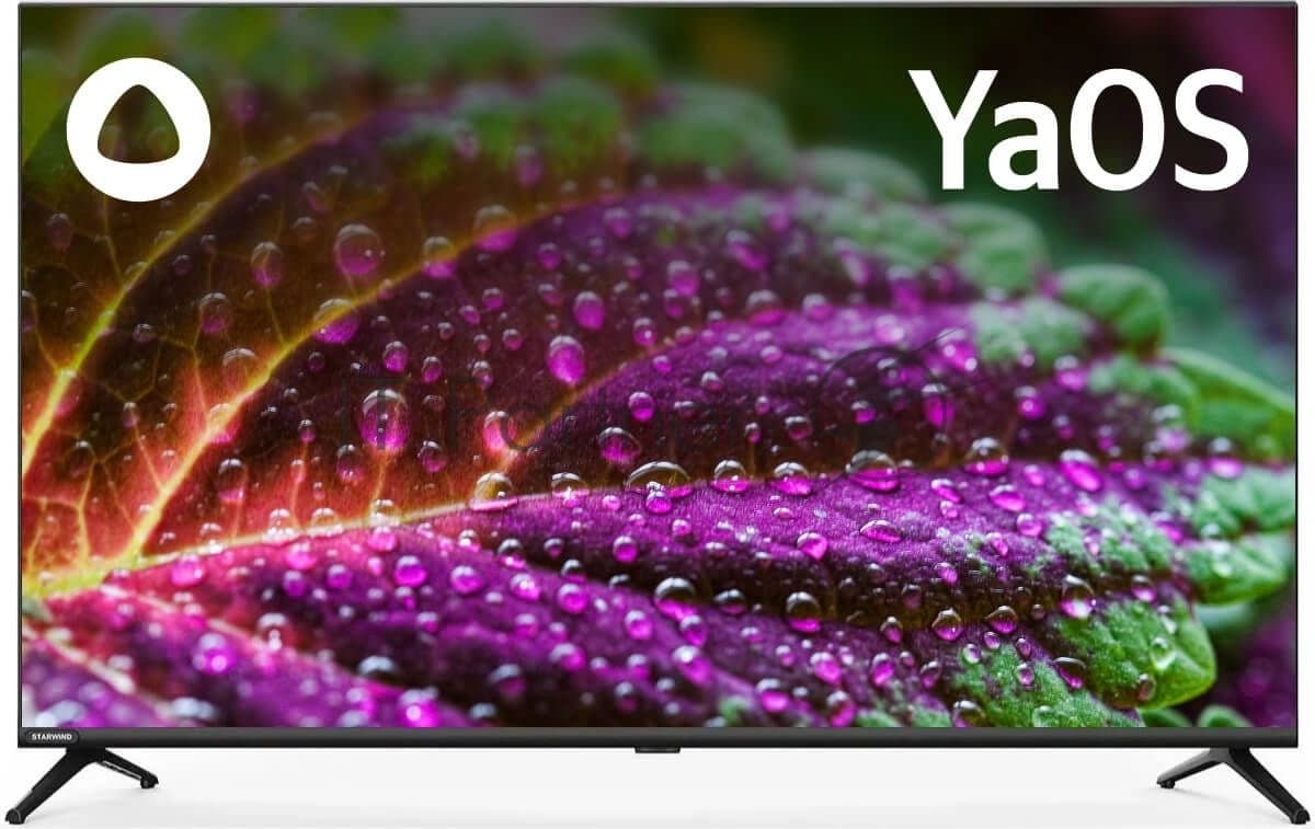 Starwind Телевизор Starwind 43" SW-LED43UG405 черный LED UHD 60Hz Яндекс ТВ