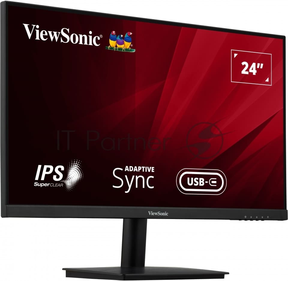 VIEWSONIC ViewSonic Монитор 23.6" ViewSonic VA2409-MHU IPS 1920x1080