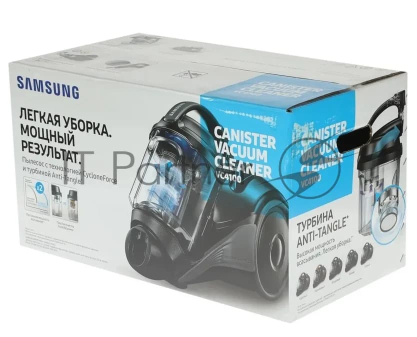 SAMSUNG Samsung Пылесос Samsung VC15K4116VR/EV красный/черный, 390/1500 Вт